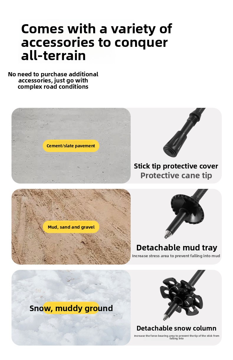 3k carbon fiber trekking poles