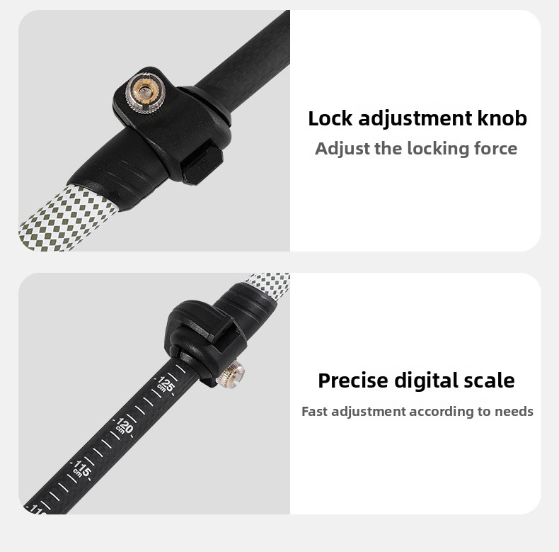 3k carbon fiber trekking poles