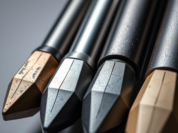 Close-up of hiking pole tips showing wear patterns after extensive testing