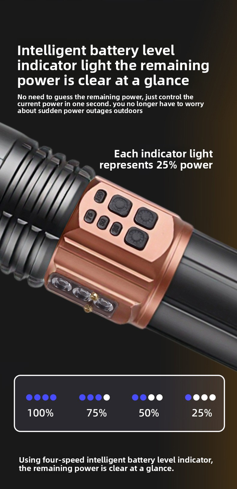4 color laser flashlight