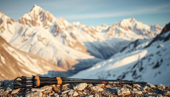 3k carbon fiber quick lock trekking poles cork grip