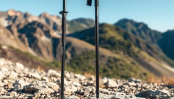 adjustable carbon fiber trekking poles