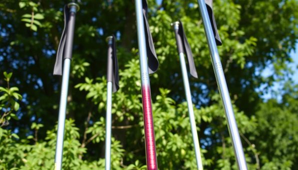 Aluminum trekking poles standing tall, their sleek and sturdy frames gleaming under natural lighting. The poles are positioned against a backdrop of lush, verdant foliage, conveying a sense of rugged outdoor adventure. The image is captured from a low angle, emphasizing the poles' impressive height and durability. The overall scene exudes a harmonious balance between the aluminum's modern aesthetic and the serene, nature-inspired setting, perfectly encapsulating the essence of "Aluminum Trekking Poles: Durability Meets Affordability". Aluminum trekking poles standing tall, their sleek and sturdy frames gleaming under natural lighting. The poles are positioned against a backdrop of lush, verdant foliage, conveying a sense of rugged outdoor adventure. The image is captured from a low angle, emphasizing the poles' impressive height and durability. The overall scene exudes a harmonious balance between the aluminum's modern aesthetic and the serene, nature-inspired setting, perfectly encapsulating the essence of "Aluminum Trekking Poles: Durability Meets Affordability".