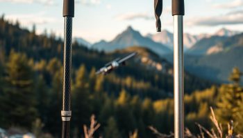 trekking pole carbon fiber vs aluminum