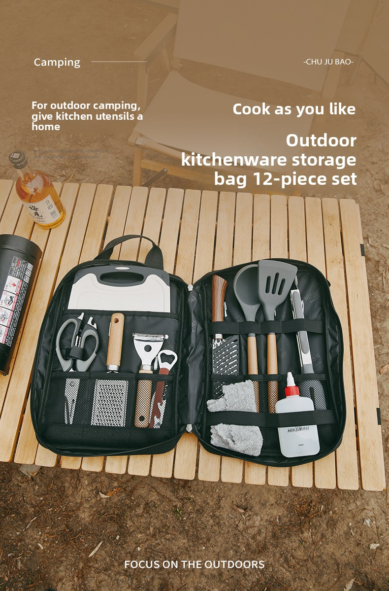 camping cutlery backpack