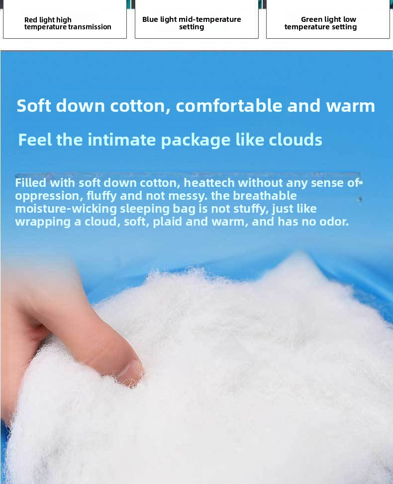 electrically heated sleeping bag