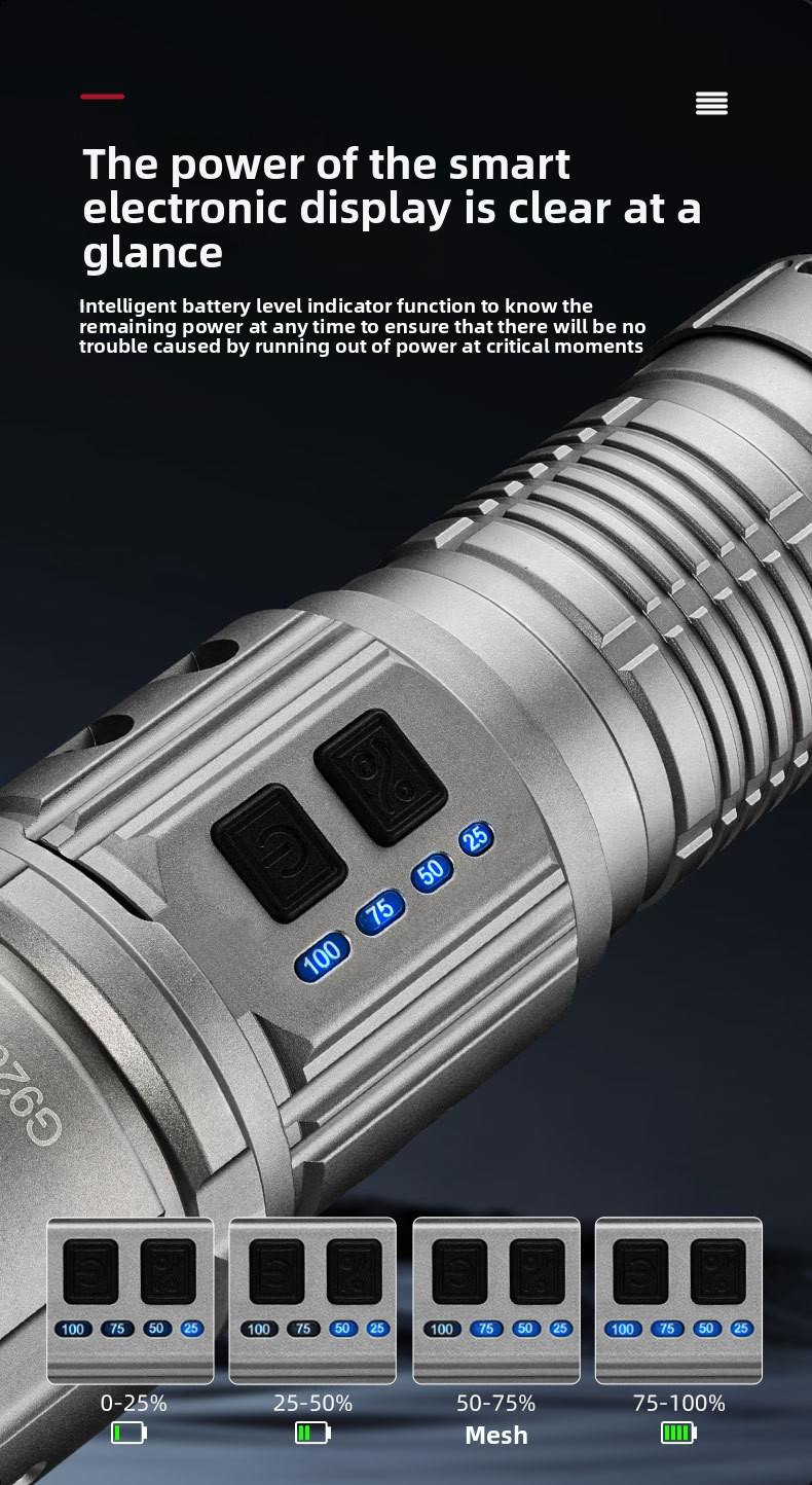 laser camping flashlight