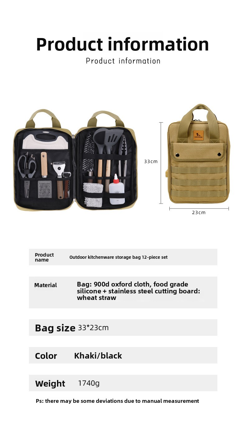 camping cutlery backpack