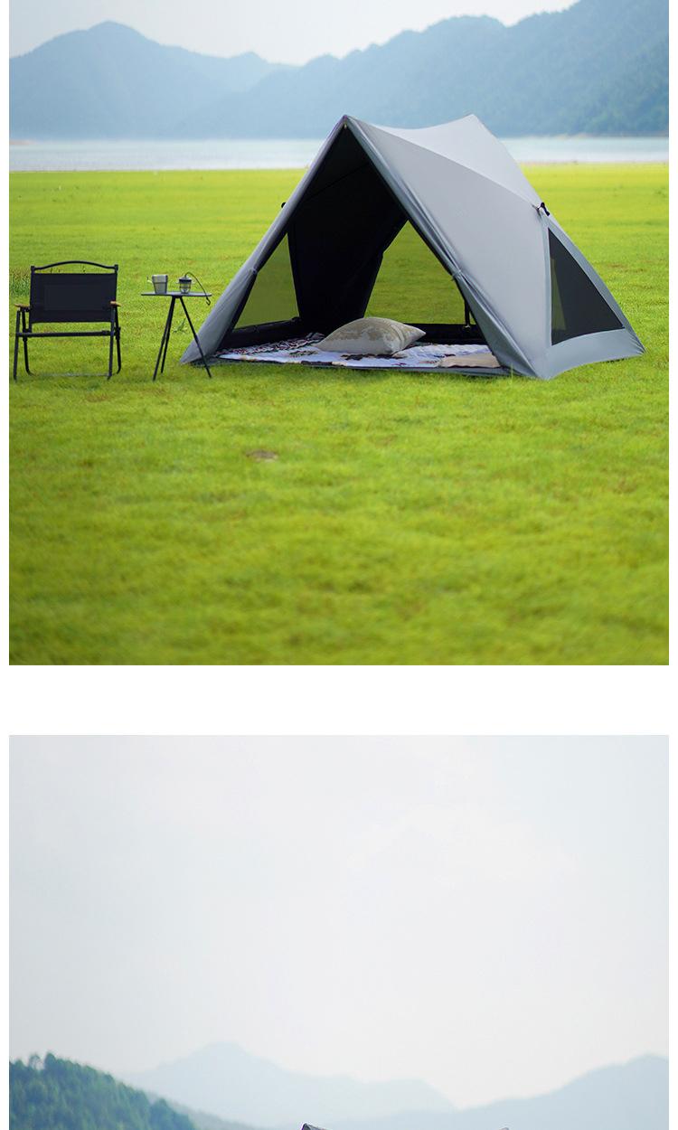 open the tent quickly