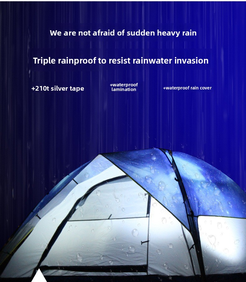 automatic starry sky tent