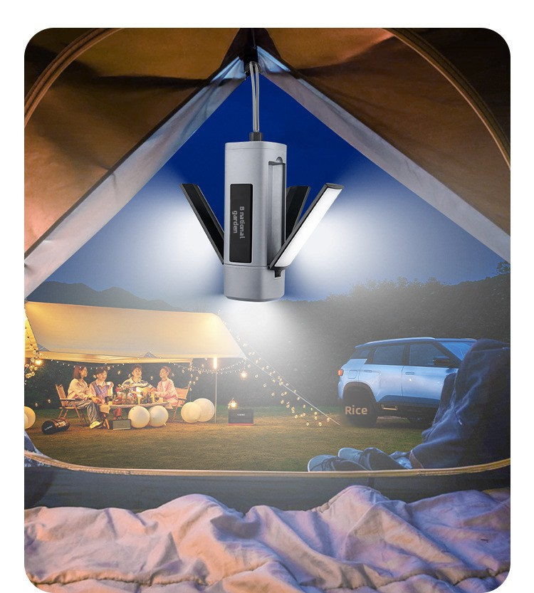 folding telescopic camping light