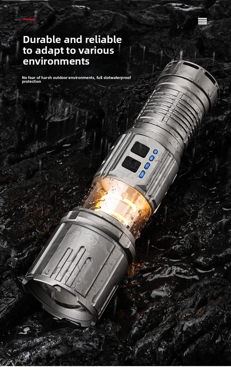 laser camping flashlight