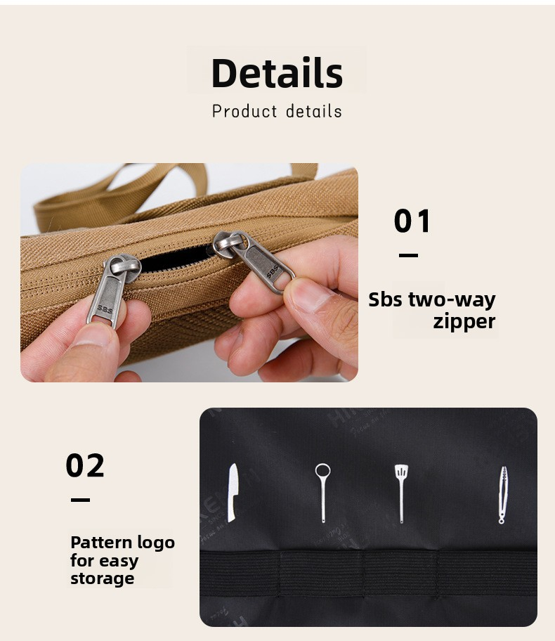 camping cutlery backpack