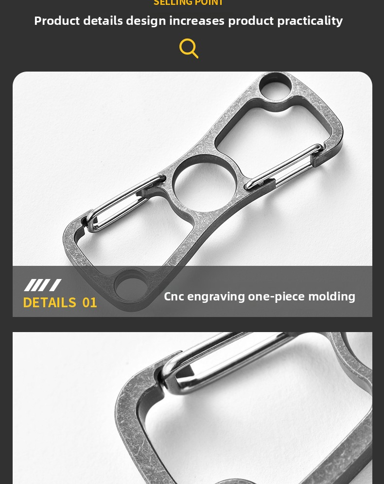 titanium keychain