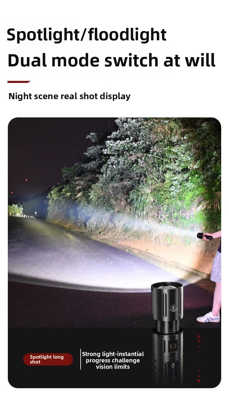 bright flashlight