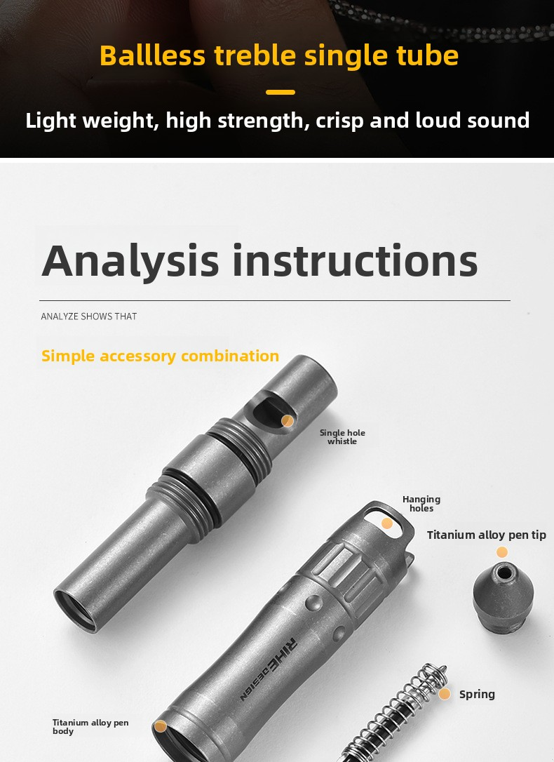 titanium whistle