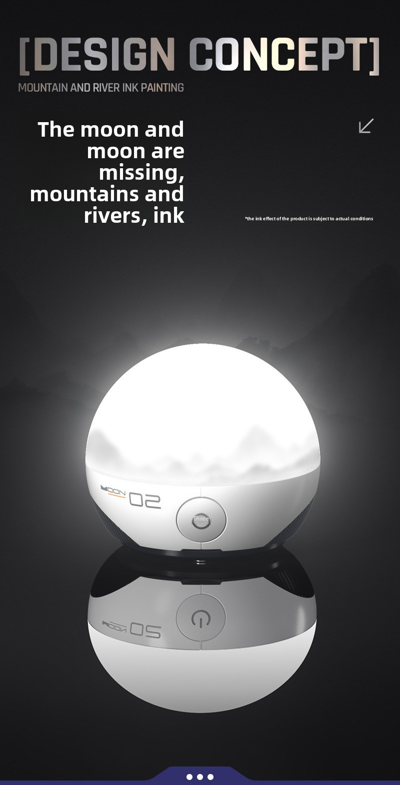 camping round light