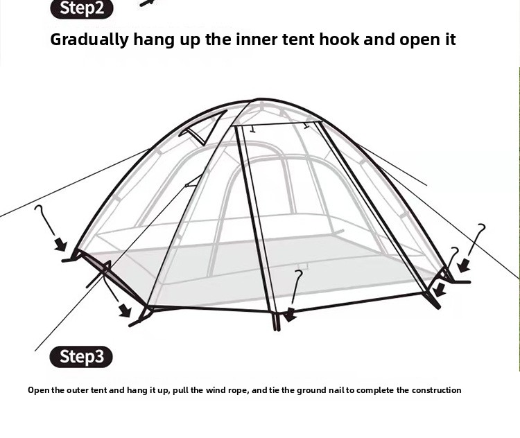 hiking the mountaineering tent