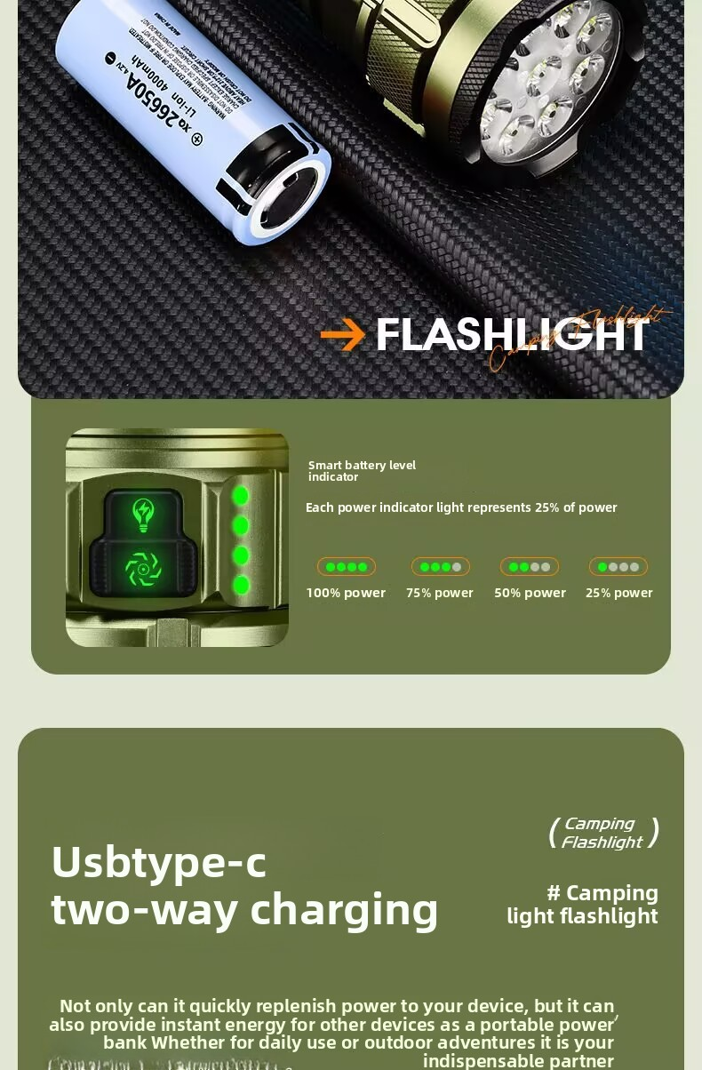 camping flashlight