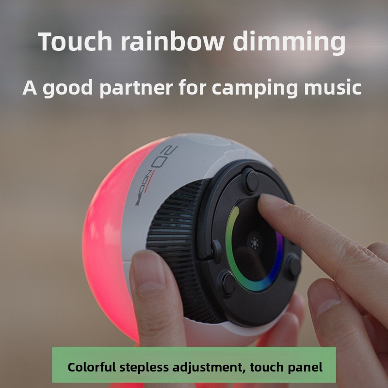 camping round light