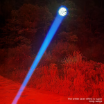 bright flashlight