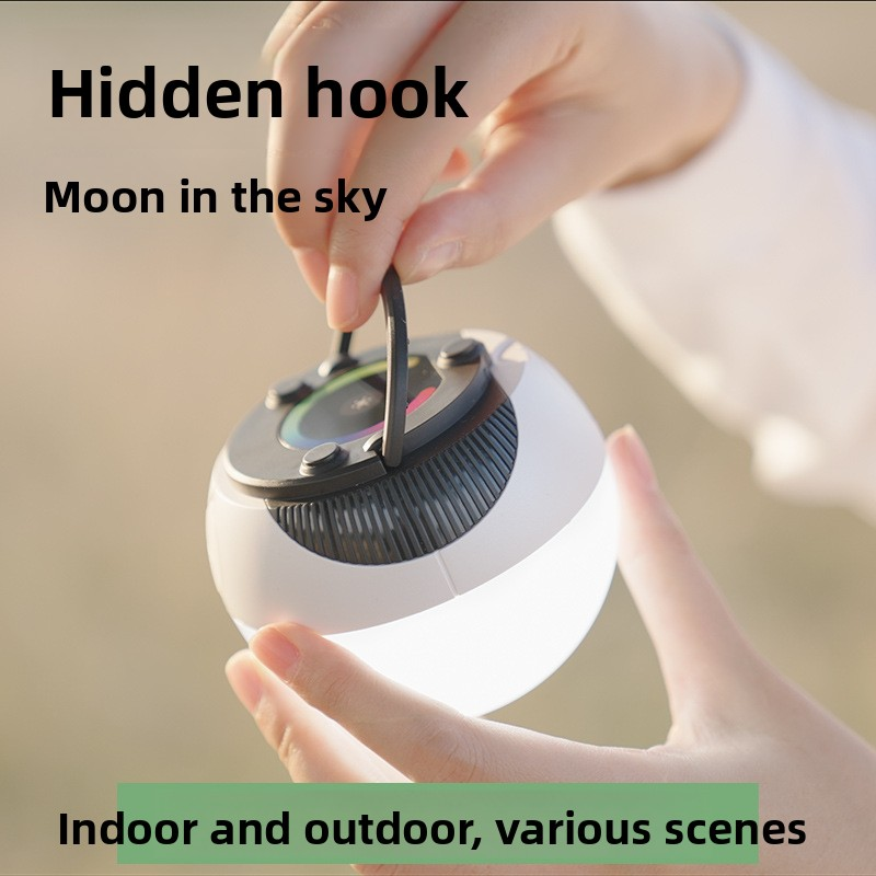 camping round light
