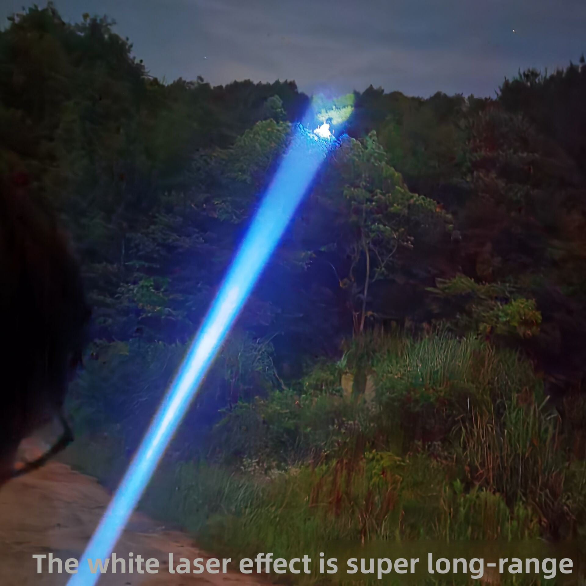 bright flashlight