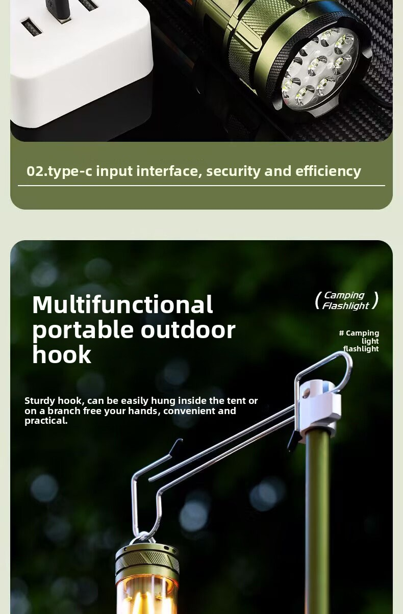 camping flashlight