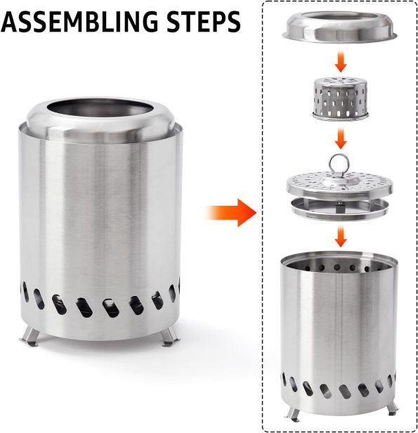 details 2 stainless steel wood stove