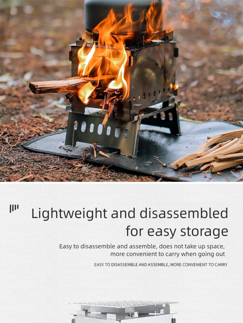 folding wood stove 2