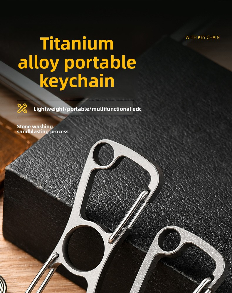 titanium keychain