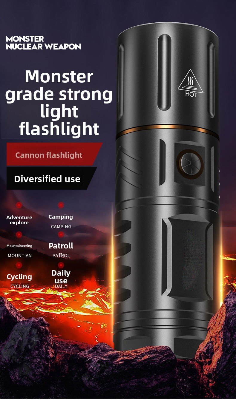 bright flashlight