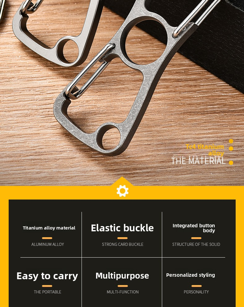 titanium keychain