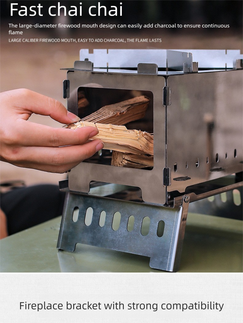 folding wood stove 2