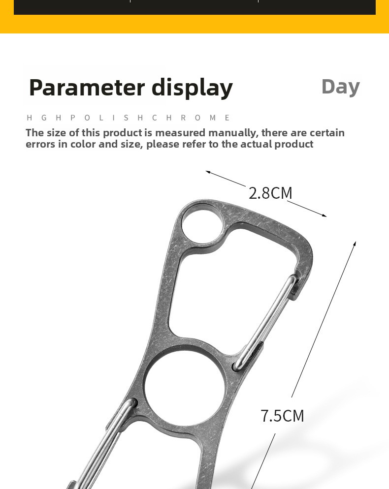 titanium keychain