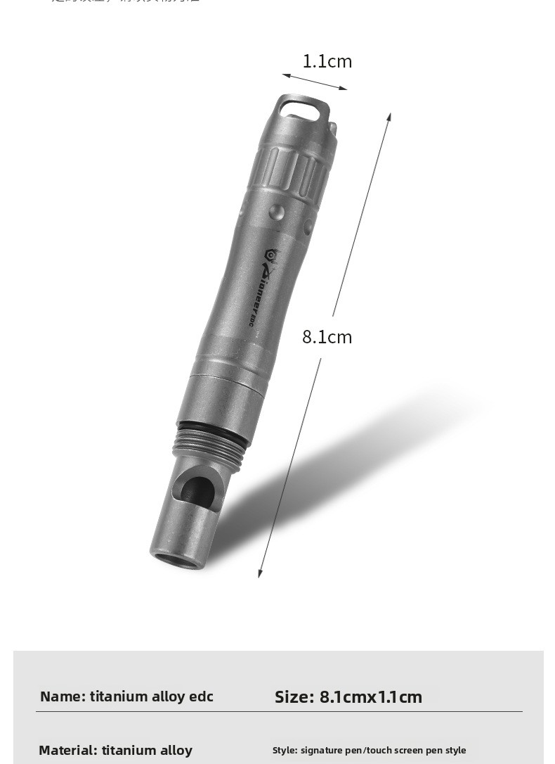 titanium whistle