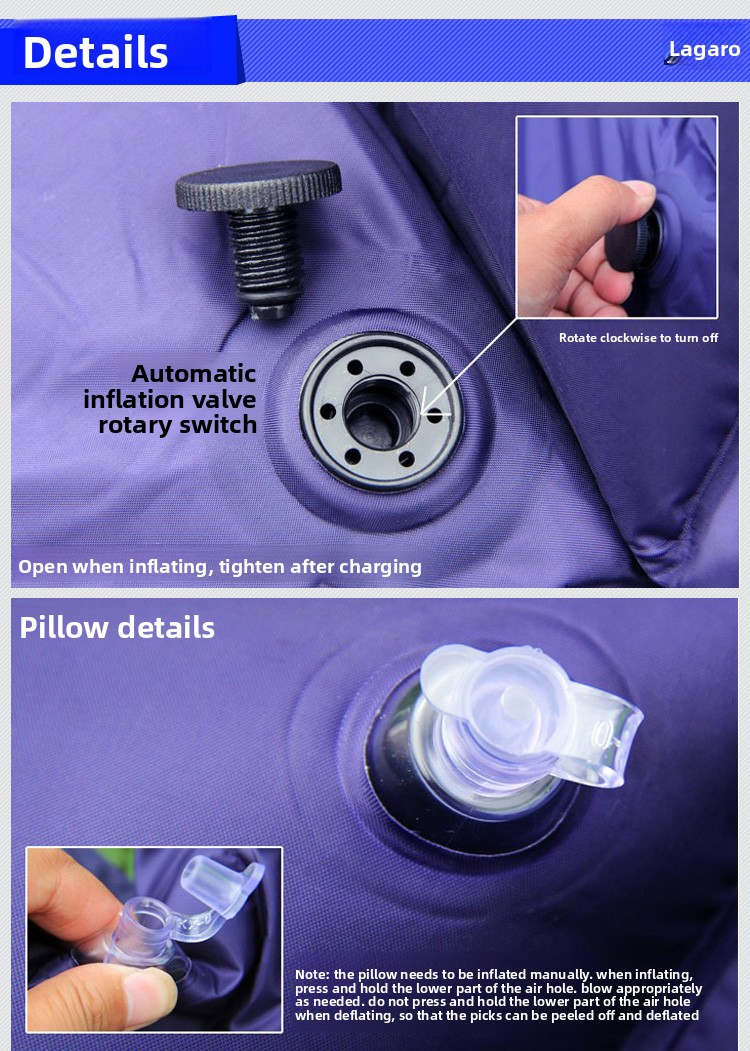 automatic inflatable mat