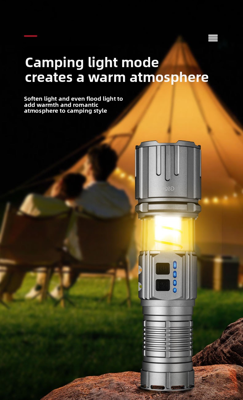 laser camping flashlight