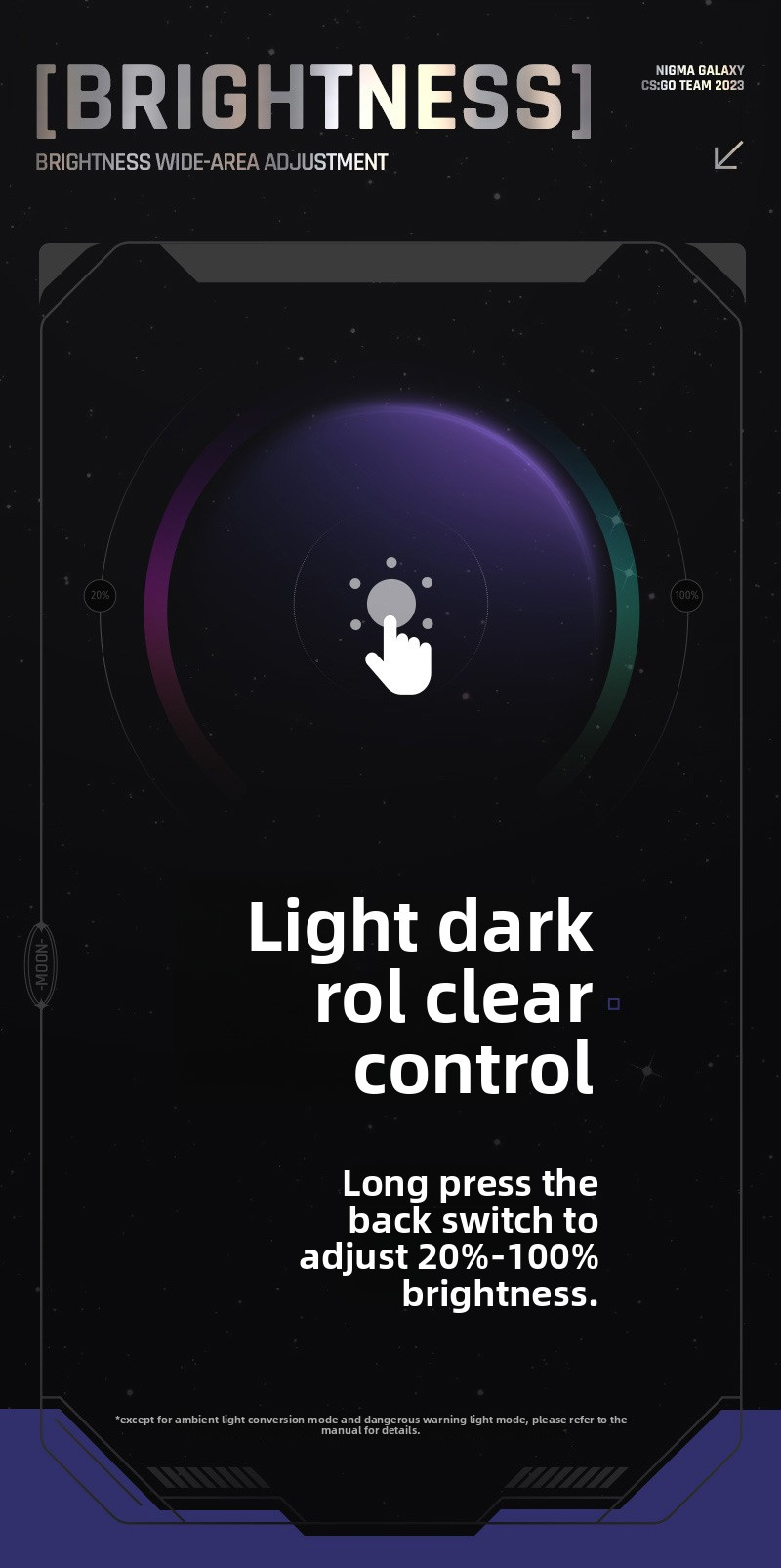 camping round light