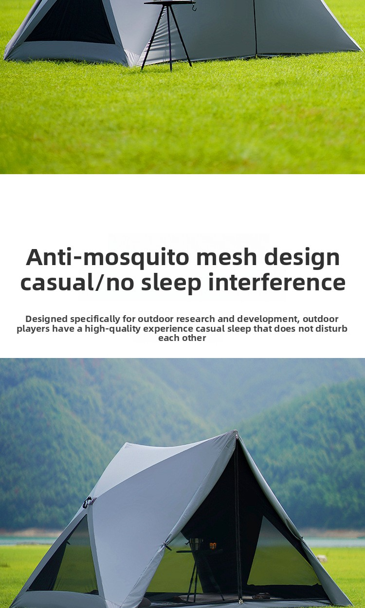 open the tent quickly