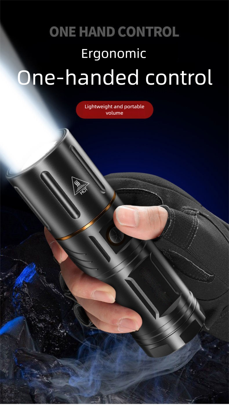 bright flashlight