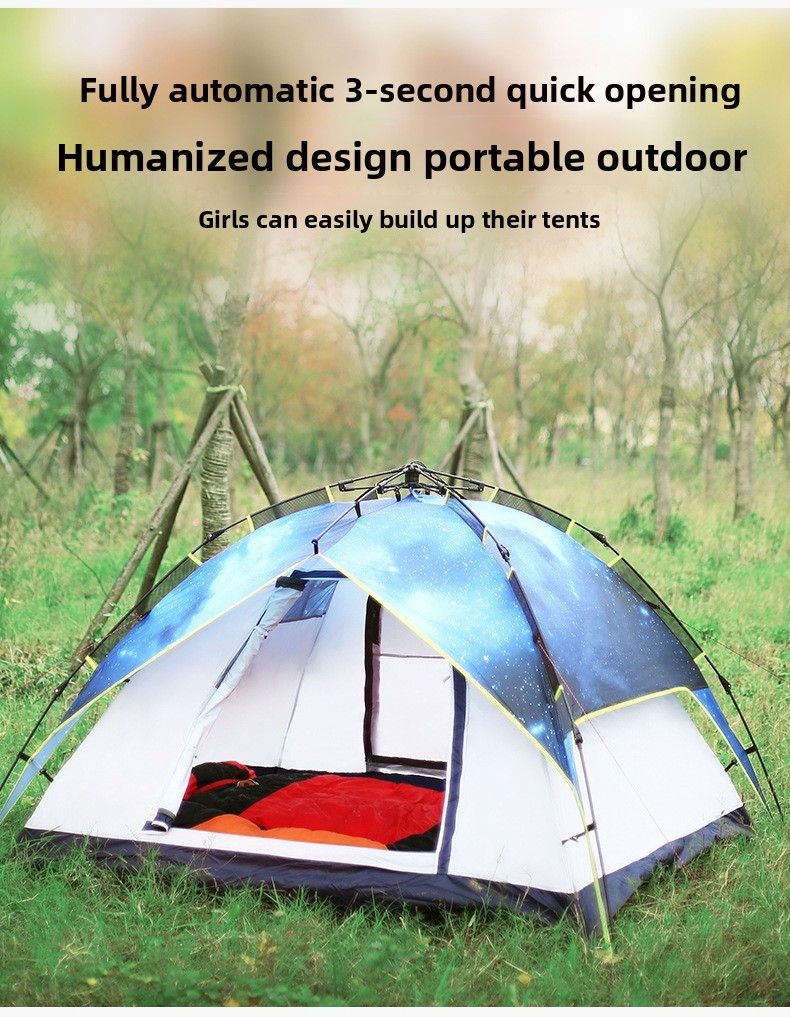 automatic starry sky tent