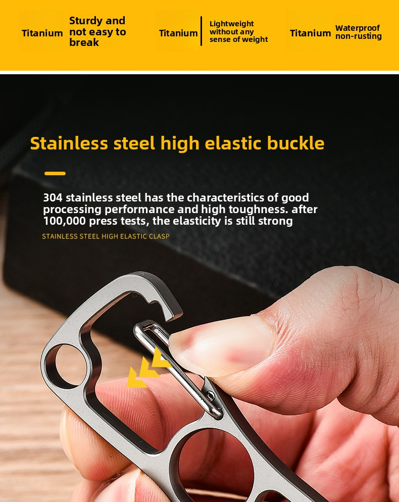 titanium keychain