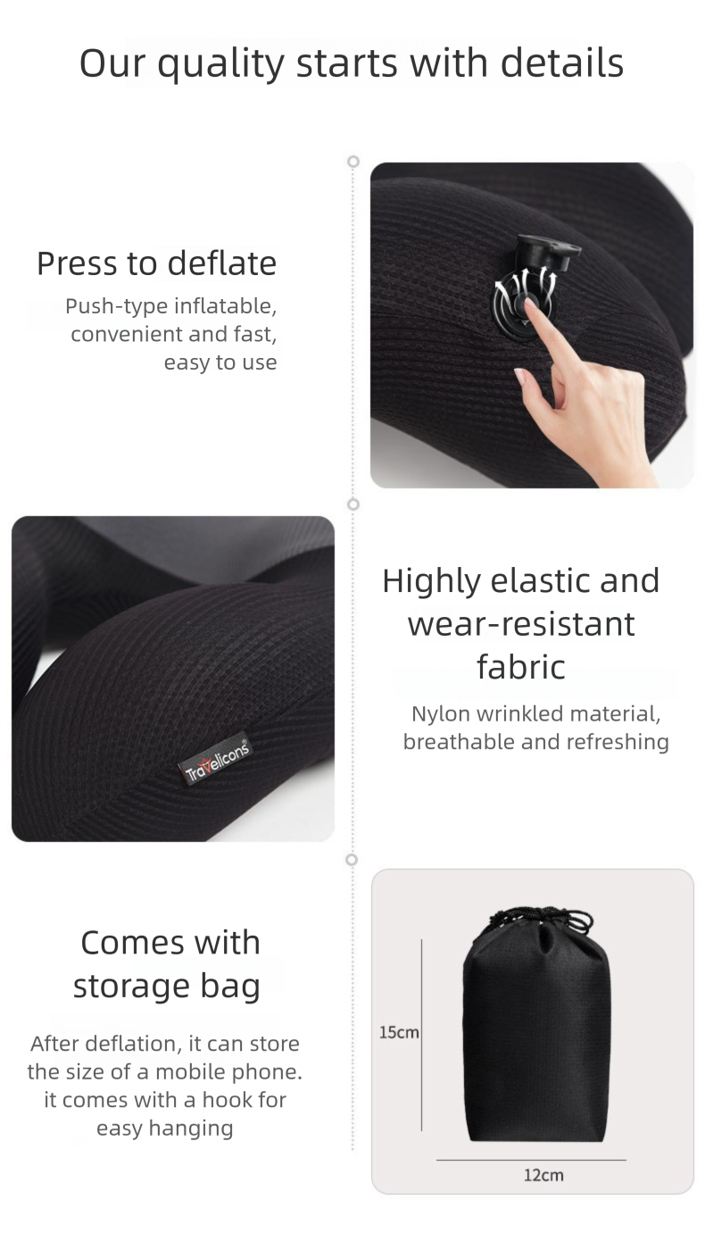 inflatable u pillow