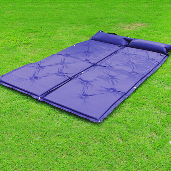 Canvas Mat Inflatable Automatic Inflatable Mat | Self-Inflating Sleeping Pad for Camping & Travel