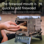 folding wood stove 2