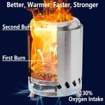 stainless steel wood stove