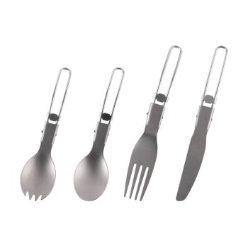 titanium alloy folding tableware