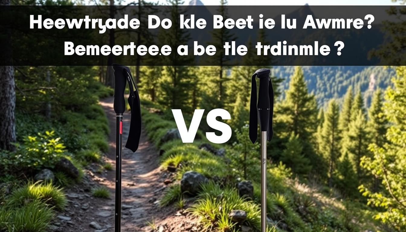 Are carbon or Aluminium poles better for trail running?