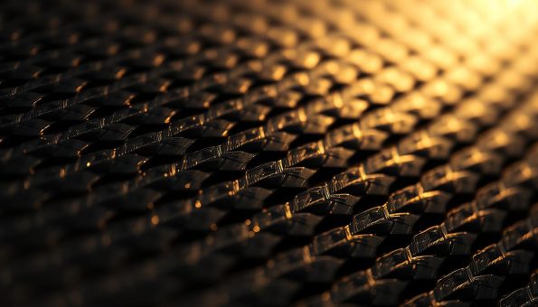 A detailed close-up view of 3K carbon fiber material, showcasing its intricate woven texture and lustrous black sheen. The fibers are illuminated by warm, diffused lighting, casting subtle shadows that accentuate the dimensional quality of the surface. The focus is sharp, capturing the minute details and the pristine, high-quality finish of the carbon fiber. The background is out of focus, creating a sense of depth and emphasizing the material's structural integrity and strength. This image conveys the robust and durable nature of 3K carbon fiber, highlighting its suitability for rugged environments and adventurous outdoor activities. A detailed close-up view of 3K carbon fiber material, showcasing its intricate woven texture and lustrous black sheen. The fibers are illuminated by warm, diffused lighting, casting subtle shadows that accentuate the dimensional quality of the surface. The focus is sharp, capturing the minute details and the pristine, high-quality finish of the carbon fiber. The background is out of focus, creating a sense of depth and emphasizing the material's structural integrity and strength. This image conveys the robust and durable nature of 3K carbon fiber, highlighting its suitability for rugged environments and adventurous outdoor activities.